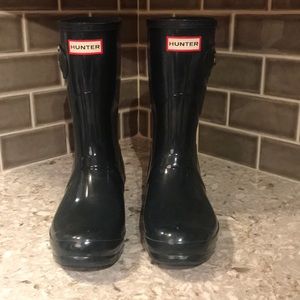 Green Hunter Boots short